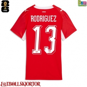 Schweiz Ricardo Rodriguez #13 Hemmatröja Dam VM 2026 Kortärmad